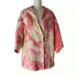 Zara Pink & White  Blazer Size Medium